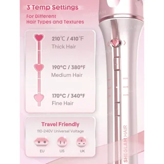 فر کننده مو شیگلم مدل Cupida charm one-touch 25mm 102047923